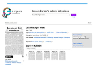 Trier - Digitale Rekonstruktionen mittelalterlicher Bibliotheken- Europeana - 18-19/01/2013
