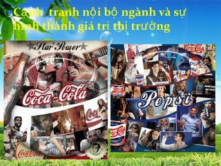 Cạ nh tranh nộ i bộ ngành và sự
hình thành giá trị thị trườ ng
 