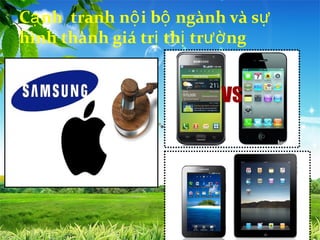 Cạ nh tranh nộ i bộ ngành và sự
hình thành giá trị thị trườ ng
 