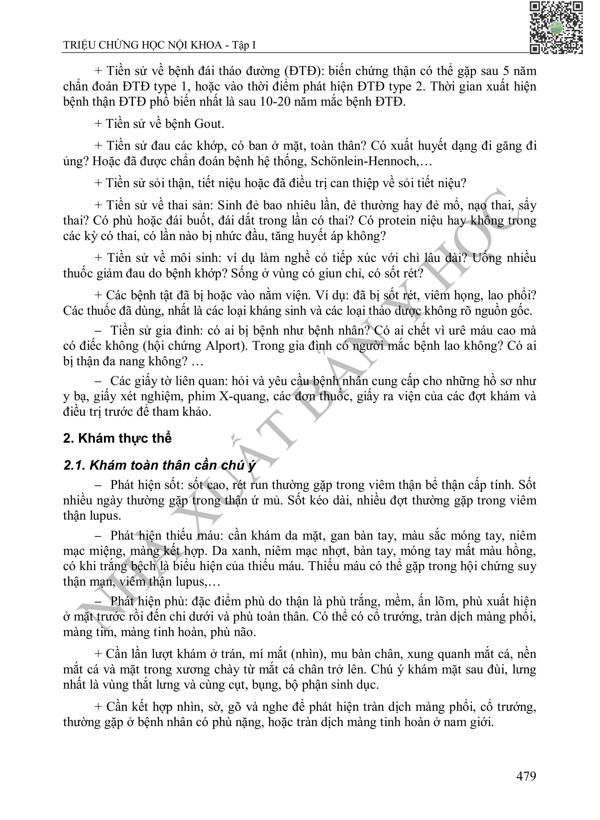 Triệu chứng học nội khoa đh y Hà Nội 