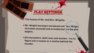 Trifles (One Act Play) presentation by Susan Glaspell