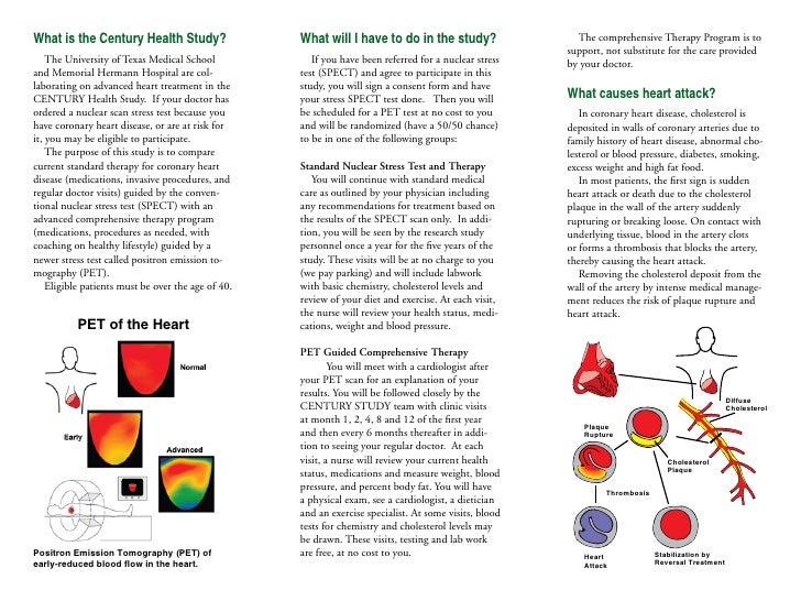 trifold brochure century health study what is a trifold