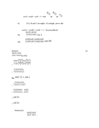 TRIGONOMETRY | DOCX