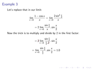 Trigonometric Limits | PDF