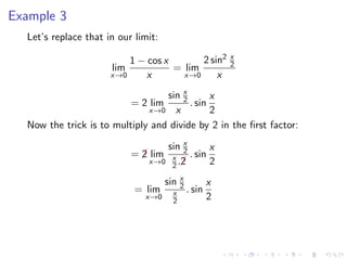 Trigonometric Limits