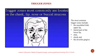 Trigger Zone TRIGEMINAL NERVE.pptx \TRIGEMINAL NEURALGIA\ NEURALGIC PAIN | PPTX