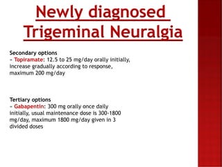 gabapentin for neuralgia dose
