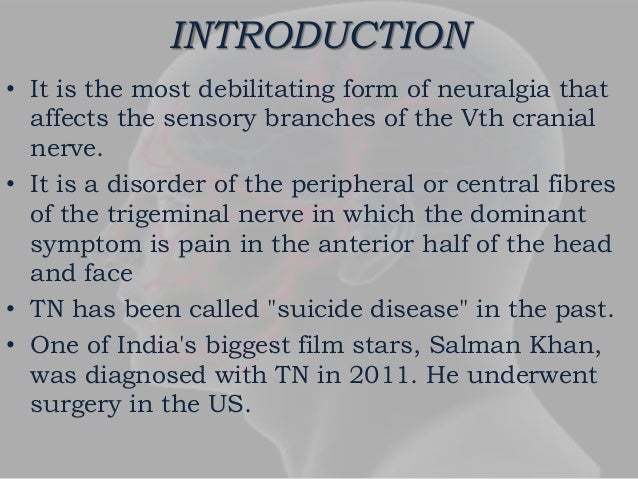 What is trigeminal neuralgia?