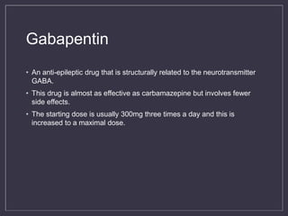 starting dose of gabapentin