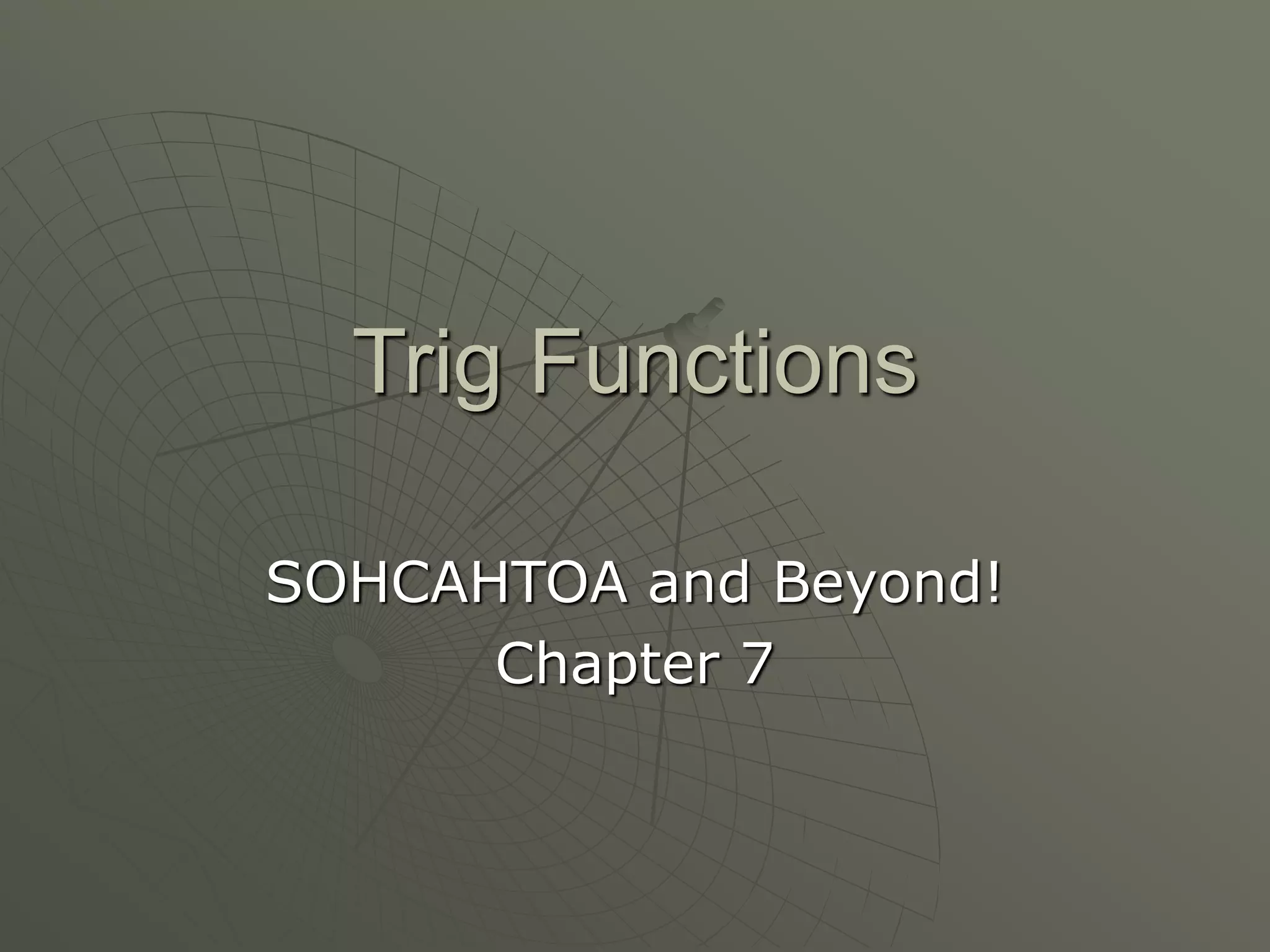 Trig functions | PPT