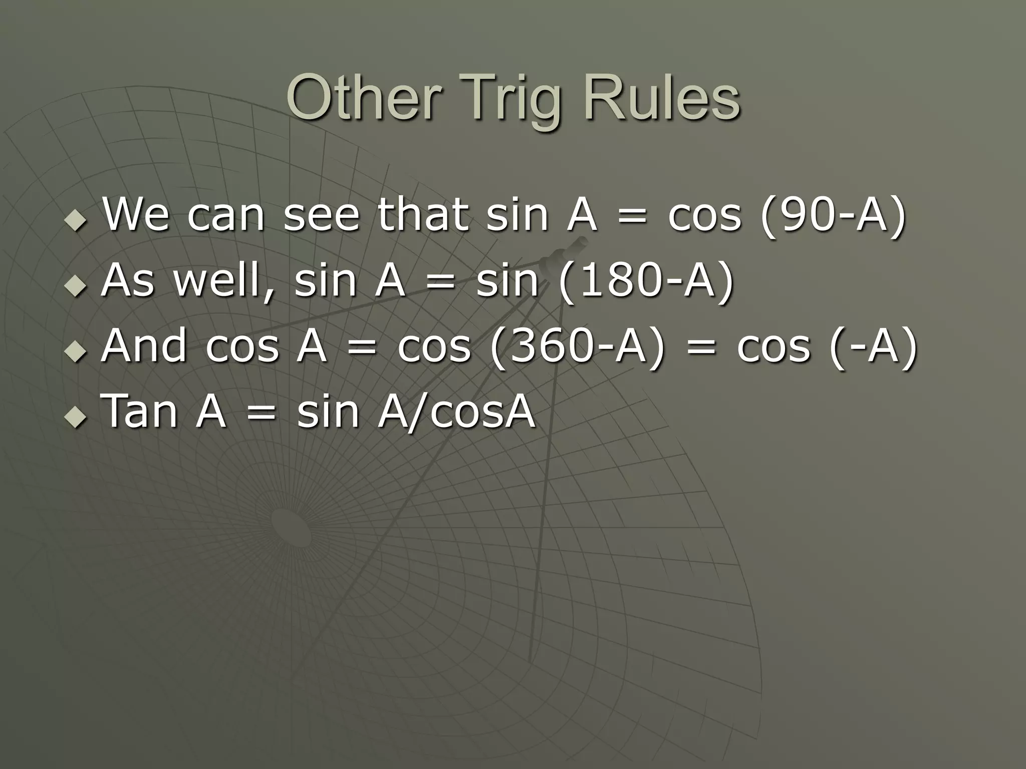 Trig functions | PPT