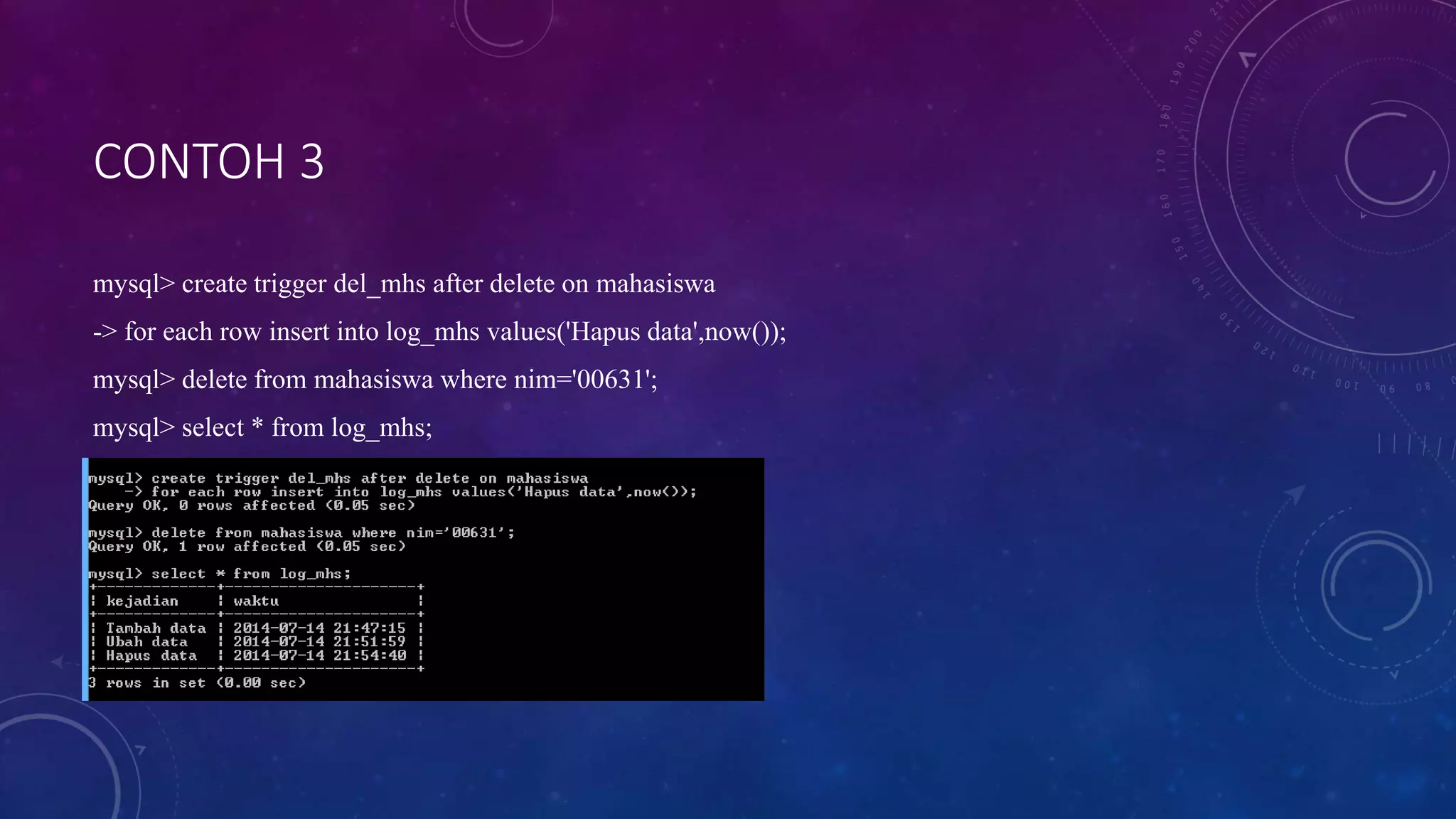 Cara membuat Trigger | PPT