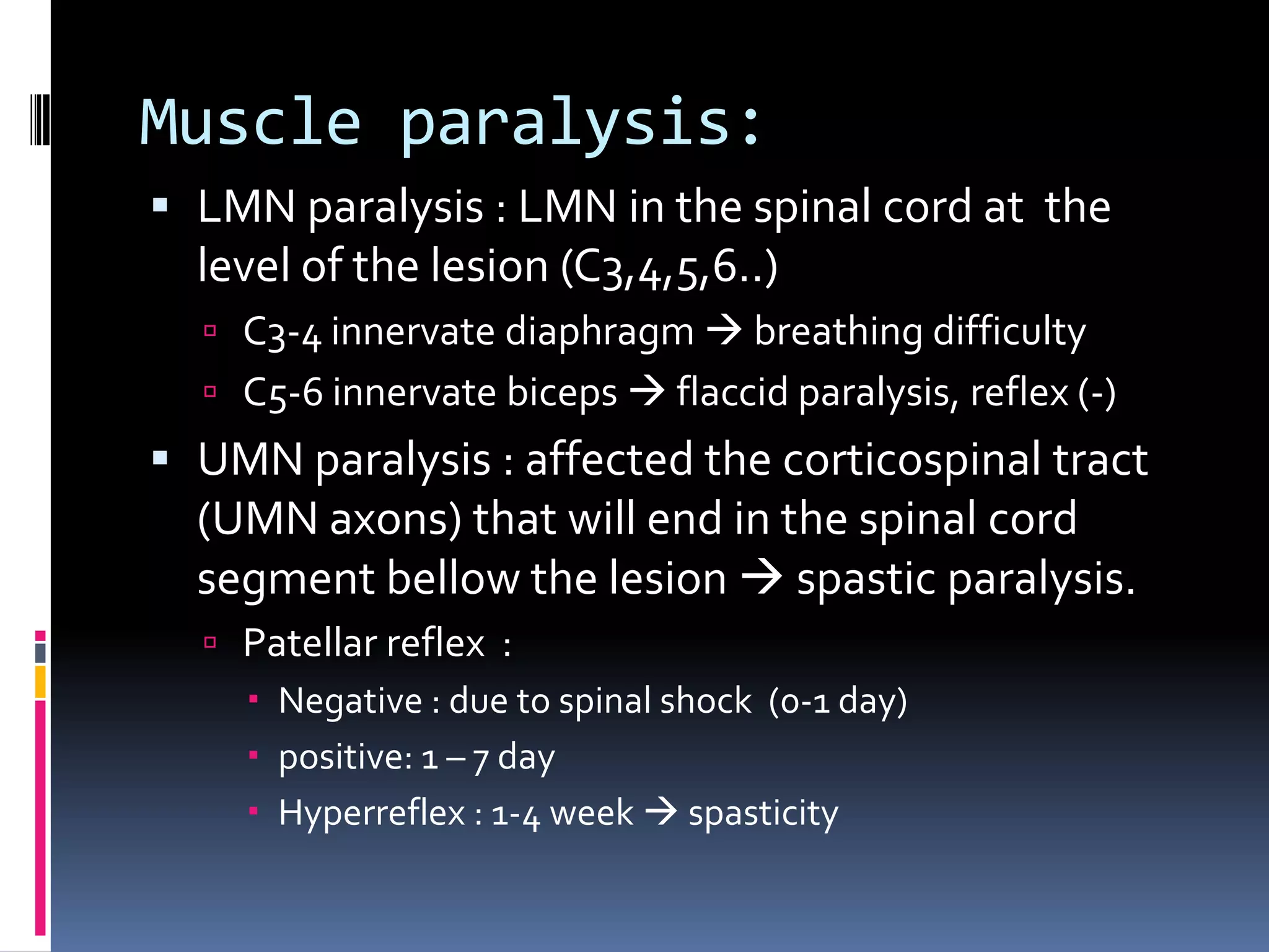 Case: Hemisection of The Spinal Cord