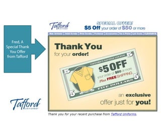 Order Confirmation SeriesDemand from Order Confirmation Series emails grew 41.5% from 2008 to 2009.Open rates range 45%-50%