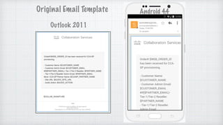 Outlook 2011
Original Email Template Android 4.4
 