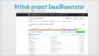 Github project EmailGenerator
 