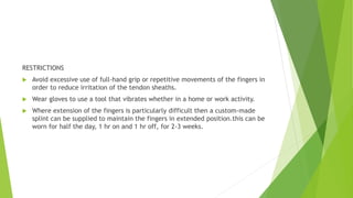 Trigger Finger Reduction Trigger Finger.pptx