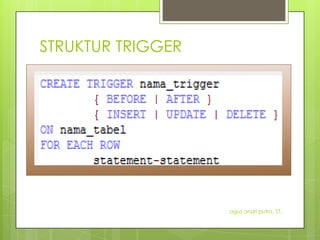 Trigger Database | PPTX