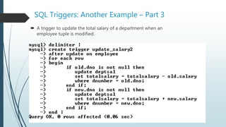 Trigger in mysql | PPTX