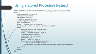Trigger in mysql | PPTX