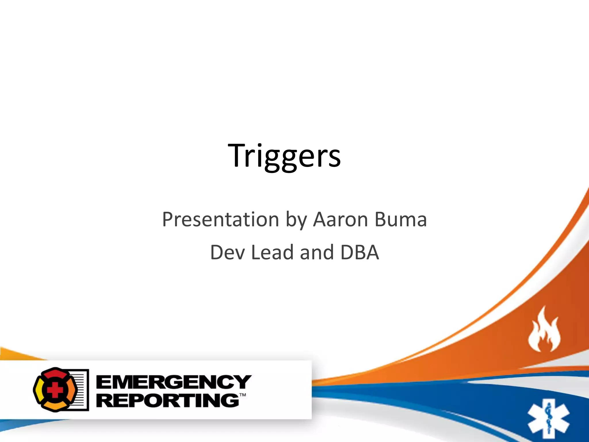 SQL Triggers | PPT