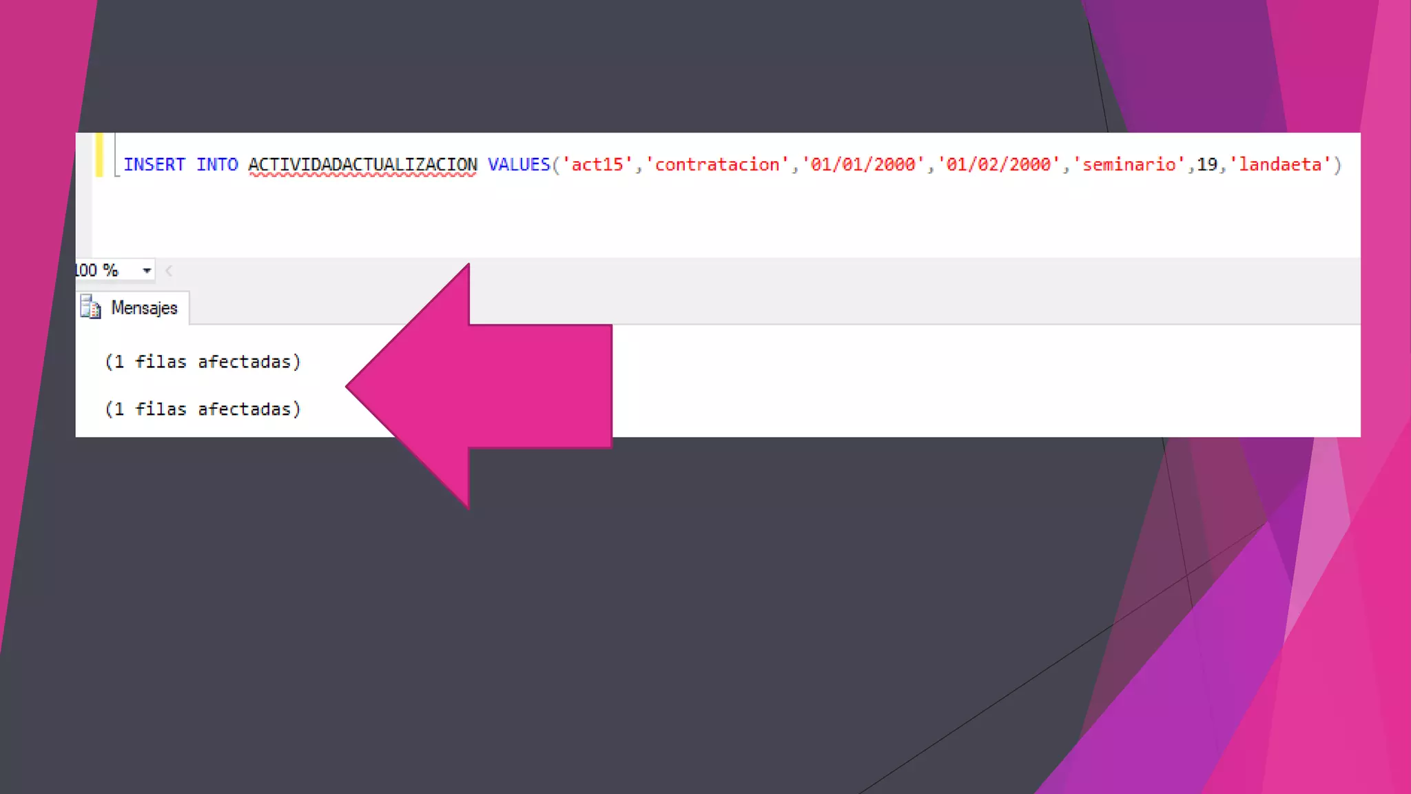 Triggers en sql server 2019 | PPT