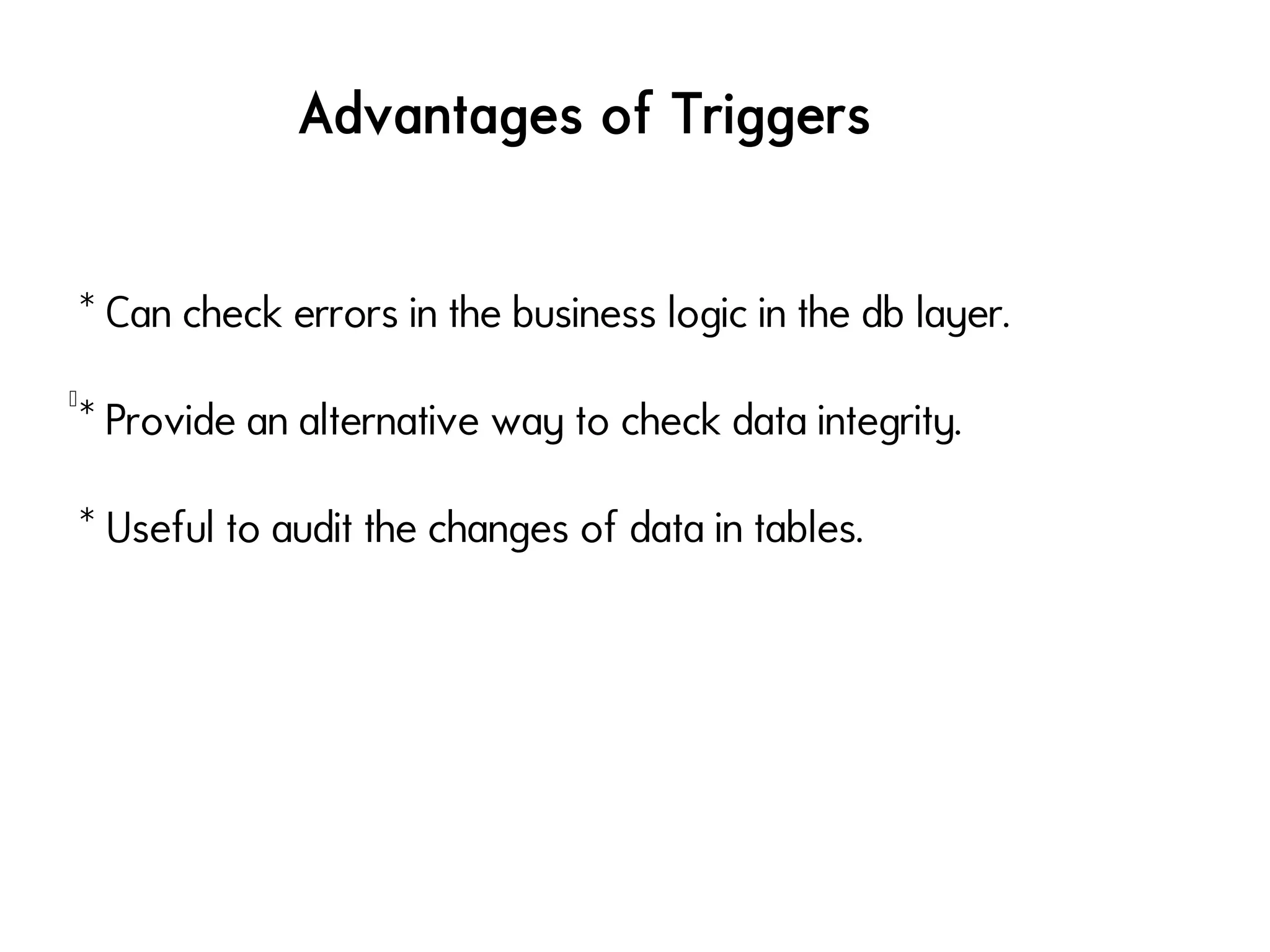 Triggers and Stored Procedures | PDF