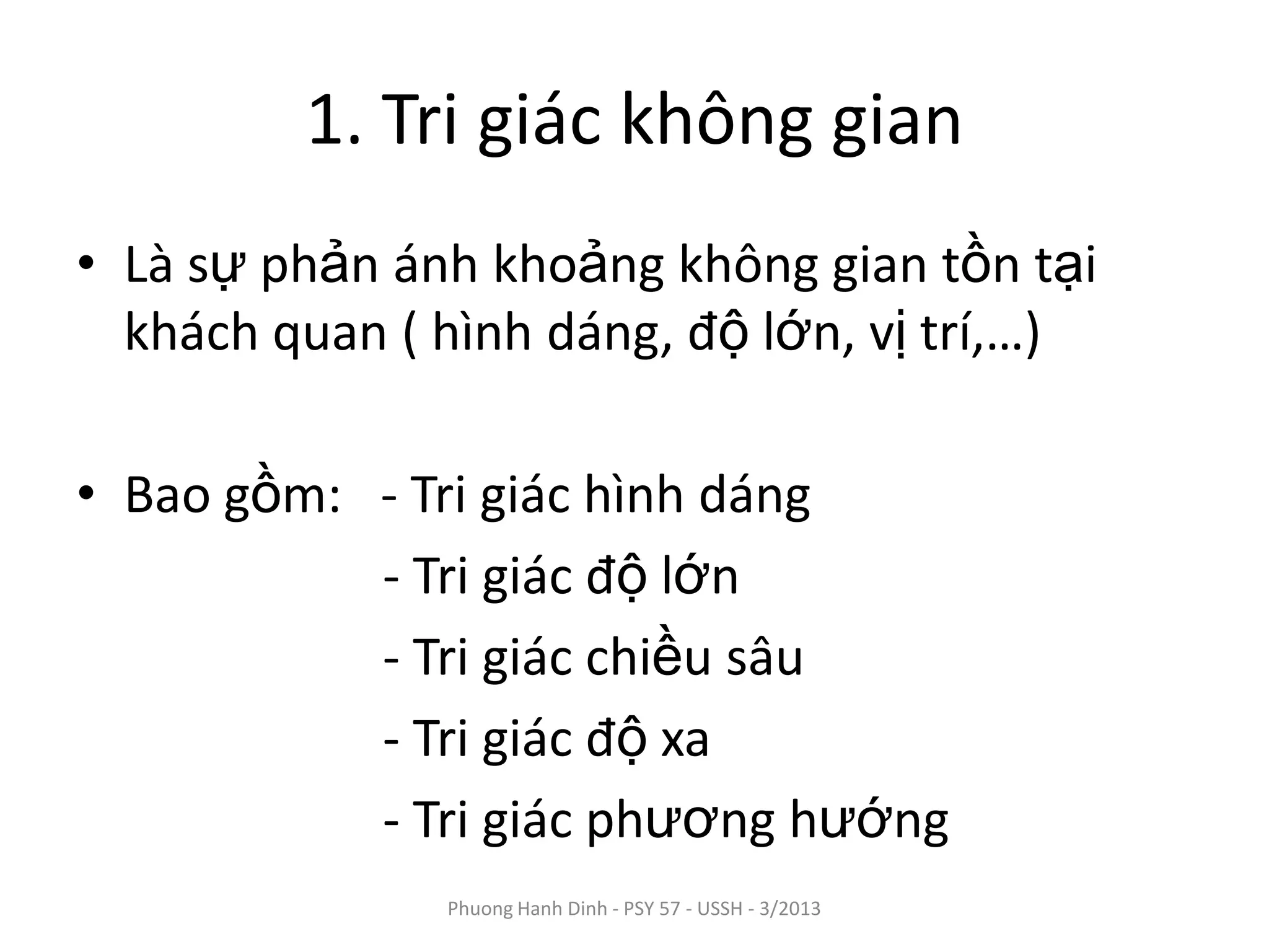 Tri giác | PPTX