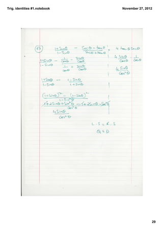 Trig. identities #1.notebook   November 27, 2012




                                               29
 
