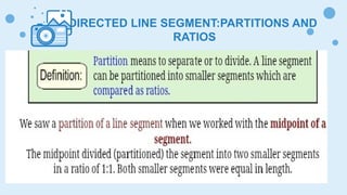 TRIGONOMETRY DIRECTED LINE SEGMENTS powerpoint | PPTX