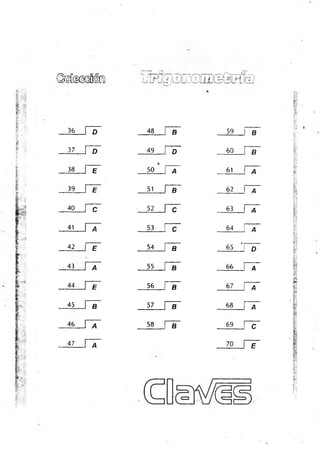 TRIGONOMETRÍA - LUMBRERAS