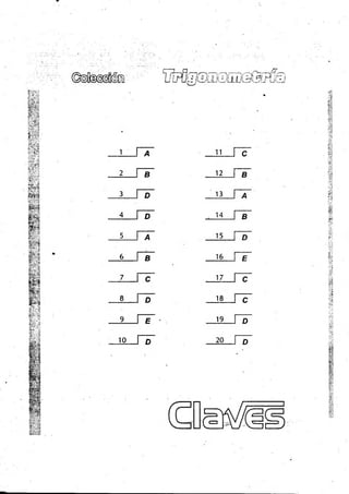 TRIGONOMETRÍA - LUMBRERAS
