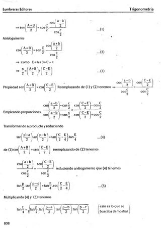 TRIGONOMETRÍA - LUMBRERAS
