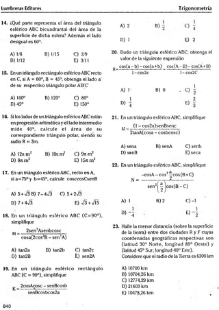 TRIGONOMETRÍA - LUMBRERAS