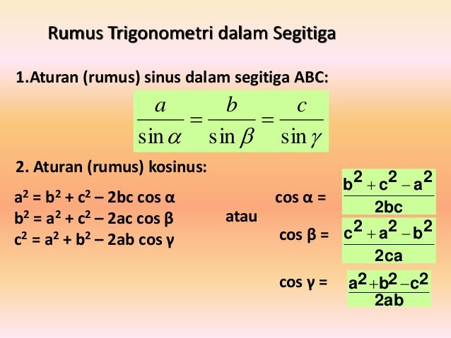 Trigonometri Kelas Xi
