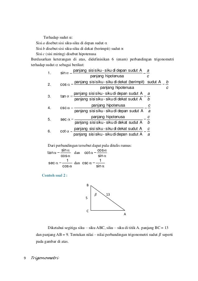 Yuk Mojok! Contoh Soal Identitas Trigonometri Sudut