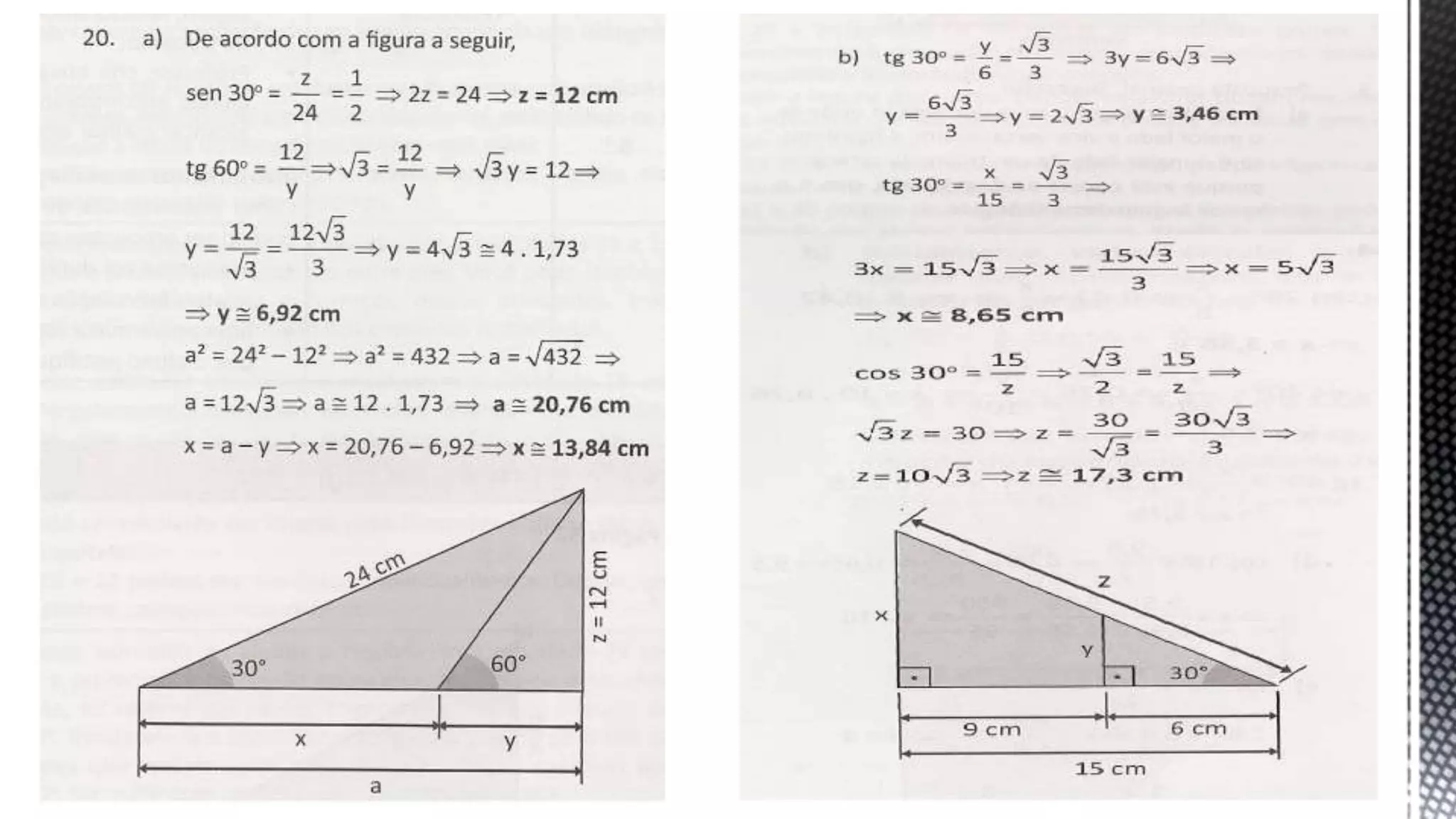 TRIGONOMETRIA - TEORIA, APLICAÇÕES E EXERCÍCIOS RESOLVIDOS PASSO A PASSO