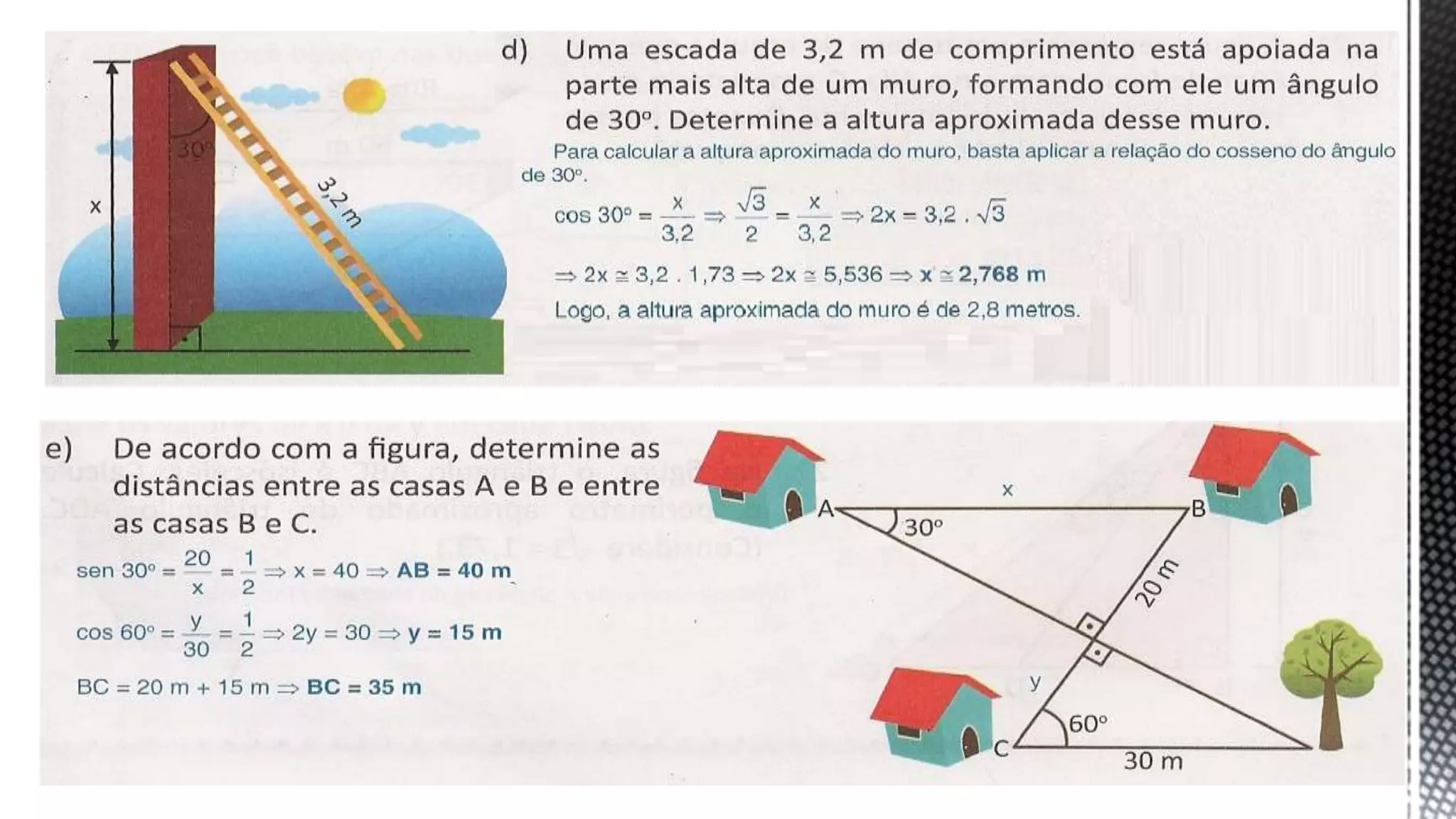 TRIGONOMETRIA - TEORIA, APLICAÇÕES E EXERCÍCIOS RESOLVIDOS PASSO A PASSO