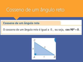 Cosseno de um ângulo reto
 