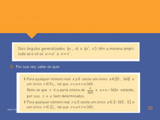  Por sua vez, sabe-se que:
Pedro Teixeira 20
 