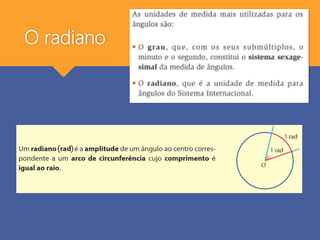 O radiano
 