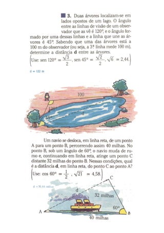 Trigonometria exercícios