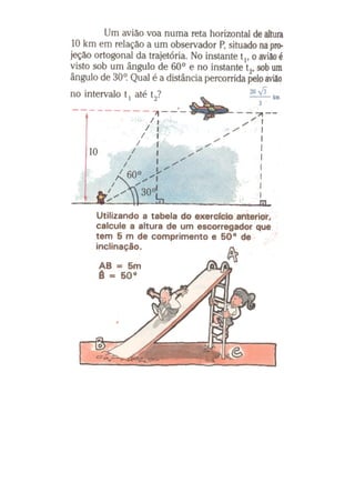 Trigonometria exercícios