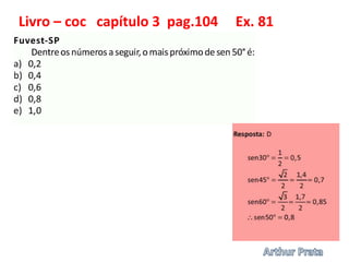 Livro – coc capítulo 3 pag.104 Ex. 81
 