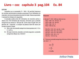Livro – coc capítulo 3 pag.104 Ex. 84
 