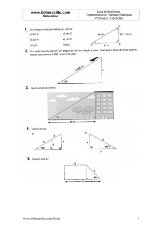 Teorema+ +1000+questões, PDF, Triângulo