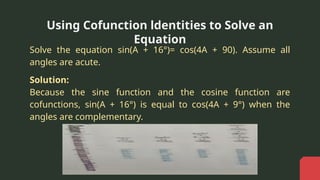 Comprehensive Guide to Right Triangle Trigonometric Functions and ...