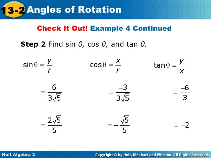 Trigonometric Functions In Standard Position Slide 1