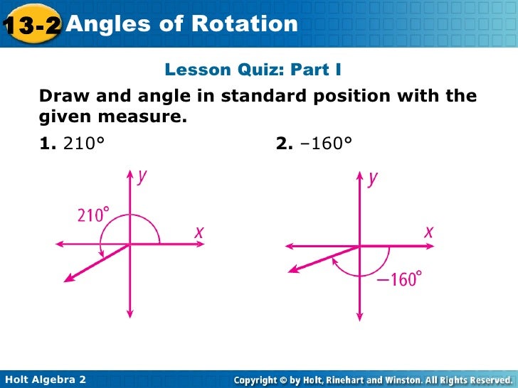 Trigonometric Functions In Standard Position Slide 1