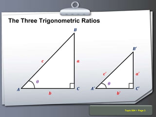 Trigonometric ratios | PPTX
